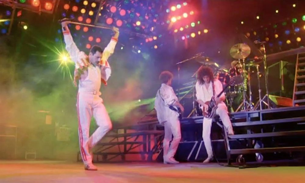Queen at Budapest Nepstadion in 1986 - Photo courtesy of Queen Productions Ltd
