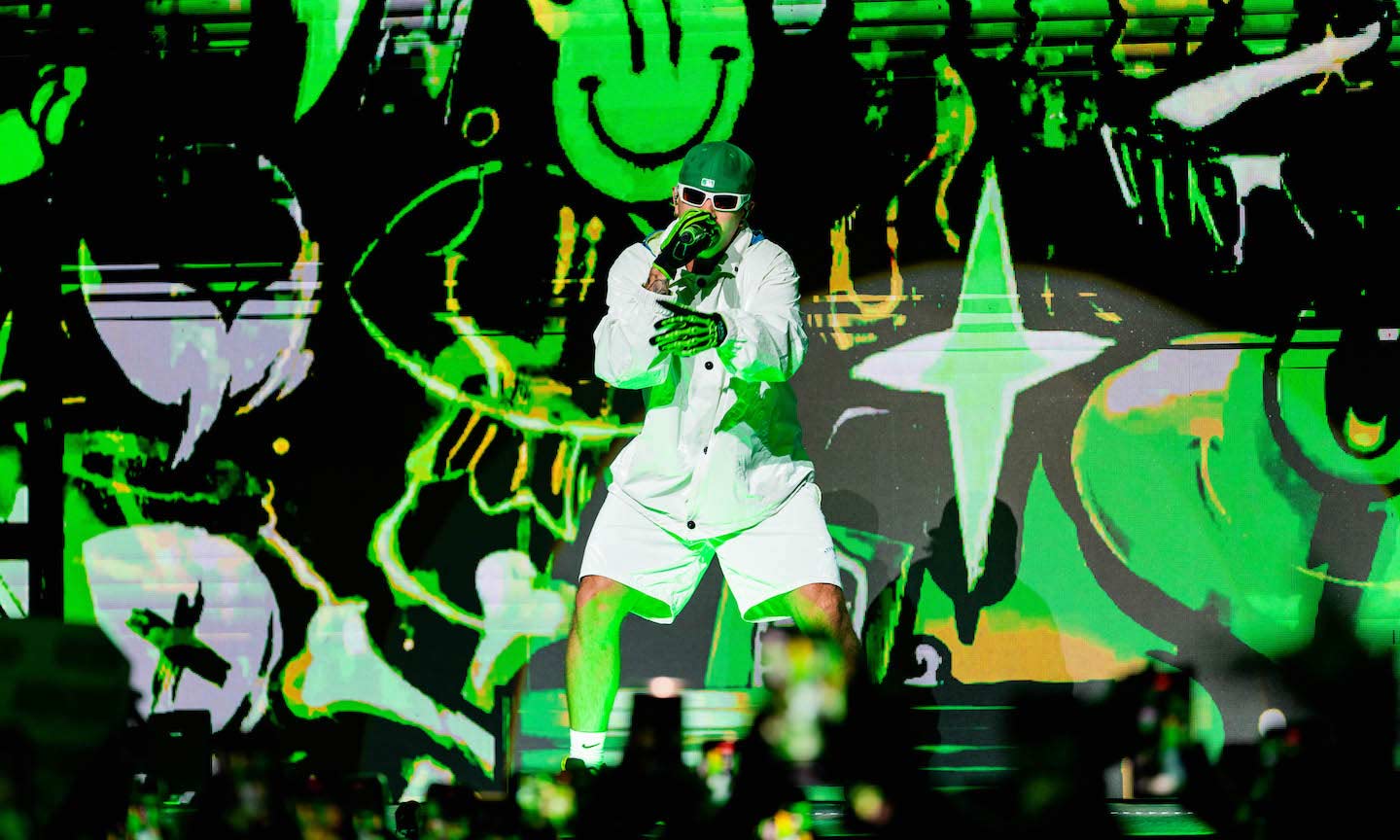 Fotos Feid pinta de verde el Madison Square Garden en Nueva York