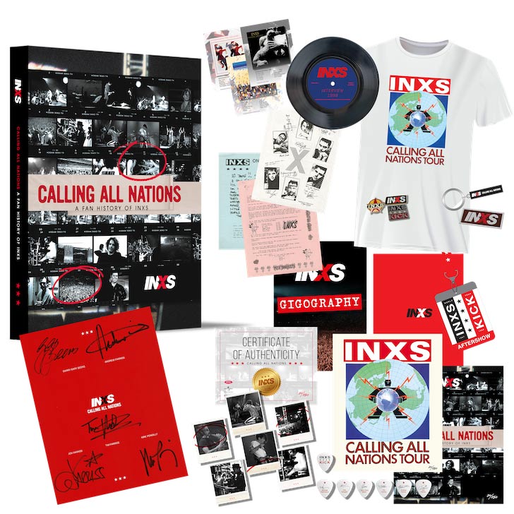 INXS Calling All Nations Book