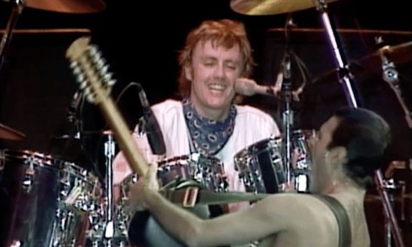 Roger Taylor and Freddie Mercury in Japan in 1982 - Photo courtesy of Queen Productions Ltd